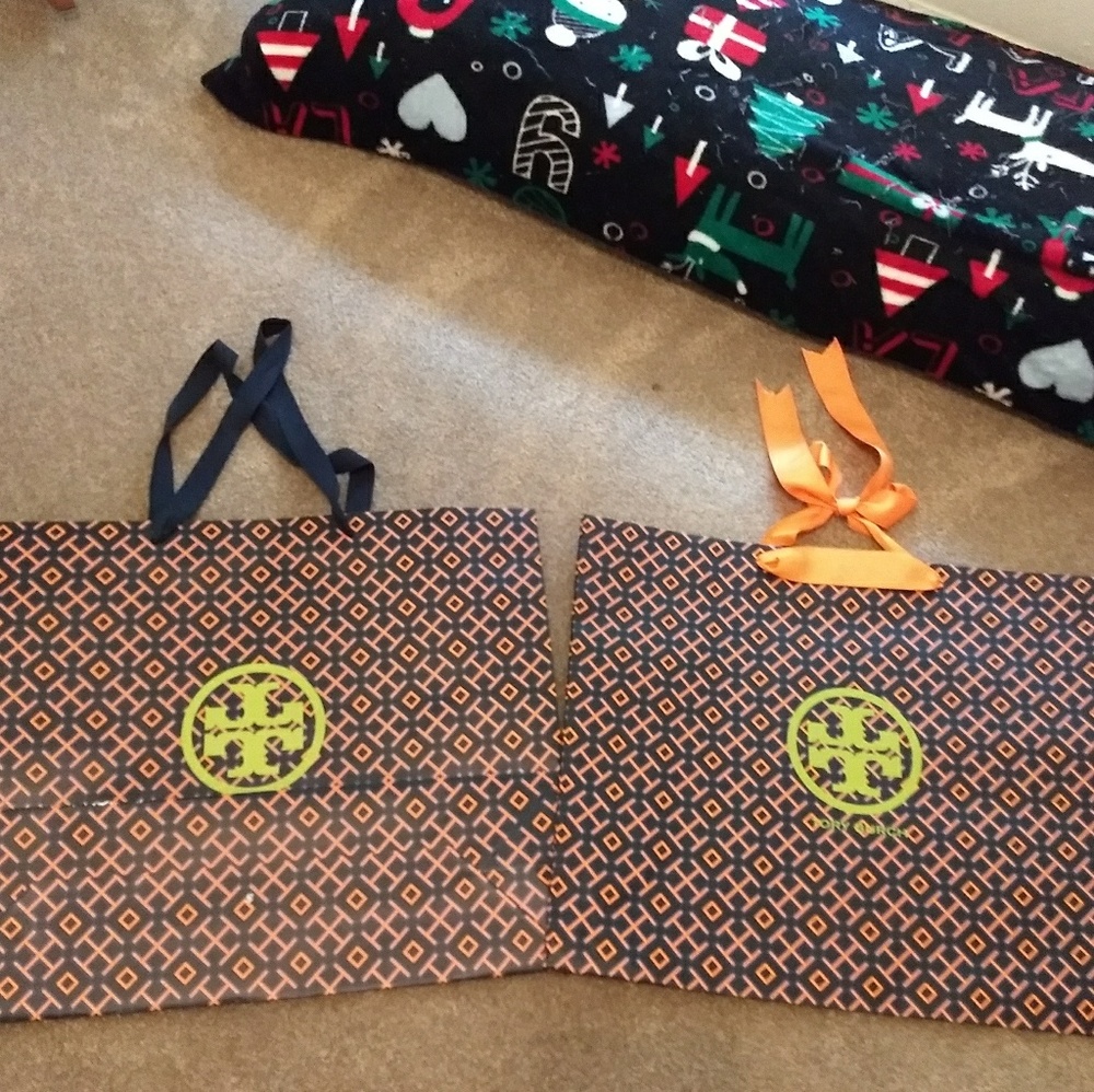 Authentic Tory Burch shopping bags